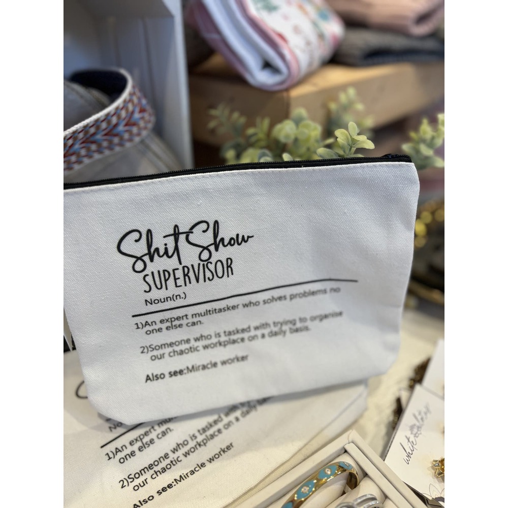 Shit Show Canvas Pouch
